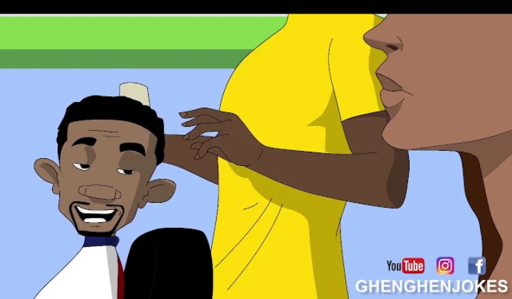 [Cartoon Skits] GhenGhen Jokes — Barber’s Shop